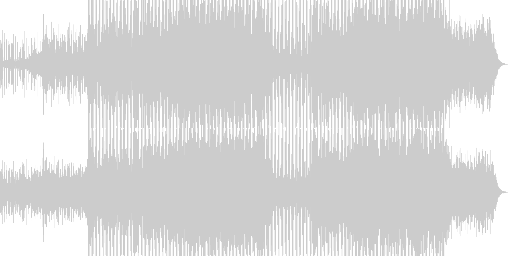 未再生の波形