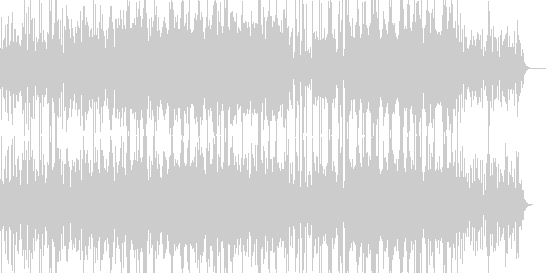 未再生の波形