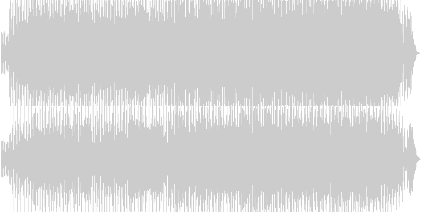 未再生の波形