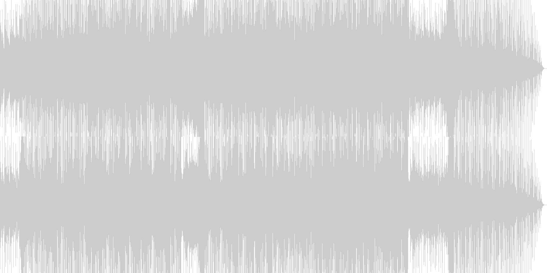 未再生の波形