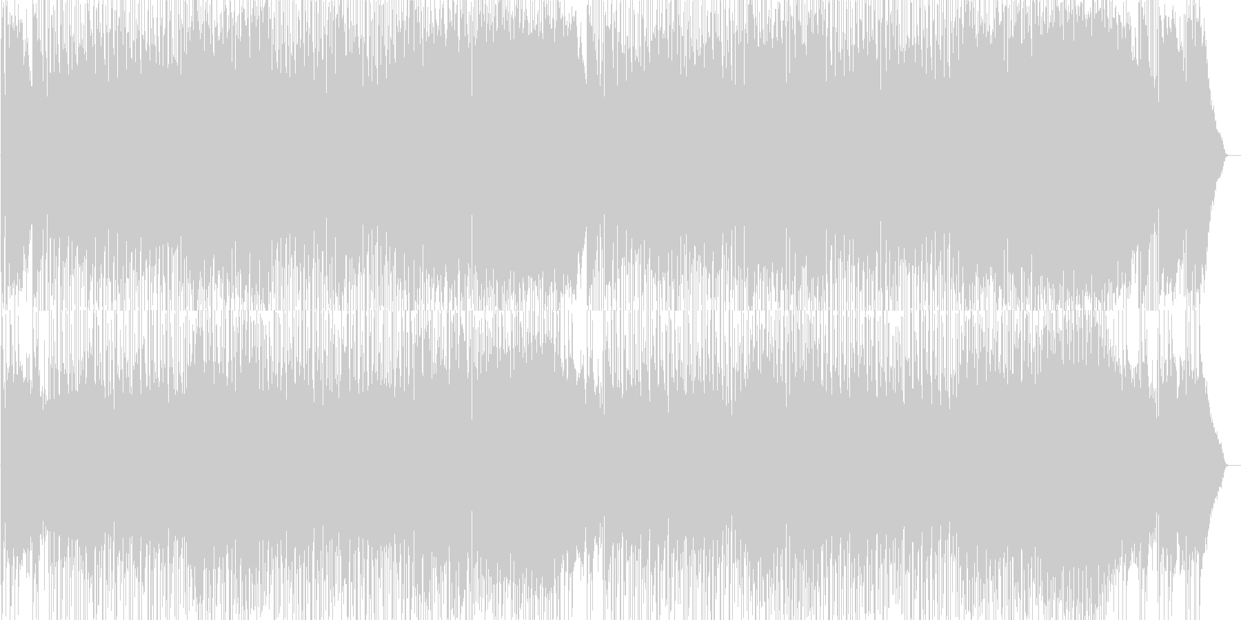 未再生の波形