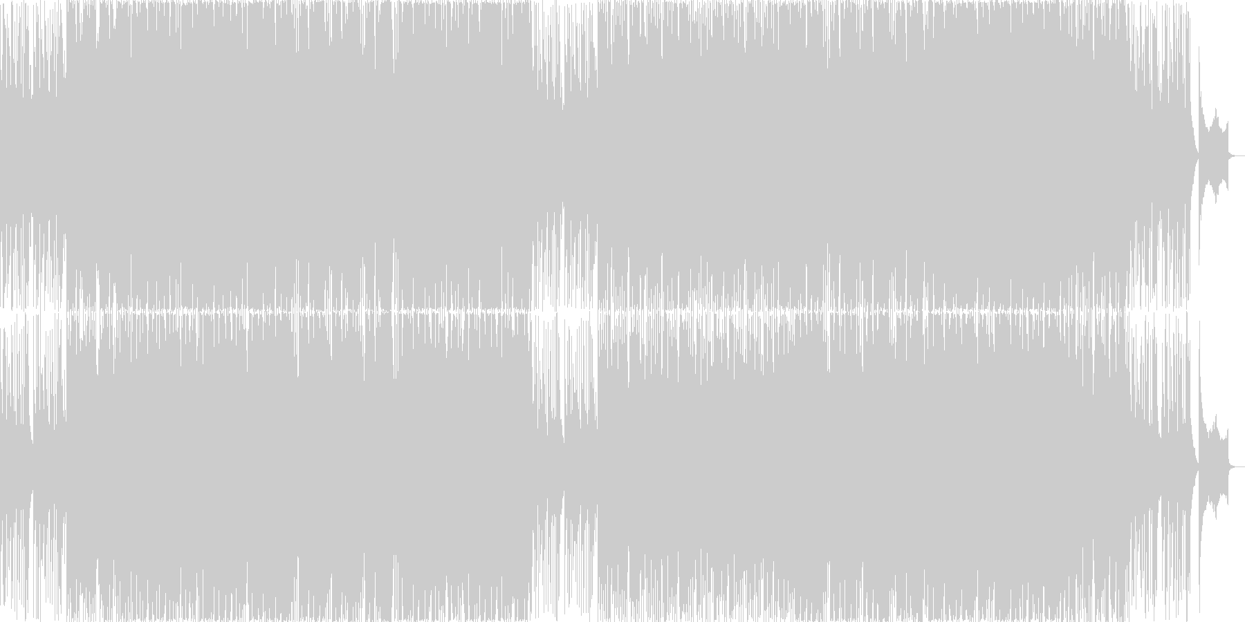 未再生の波形