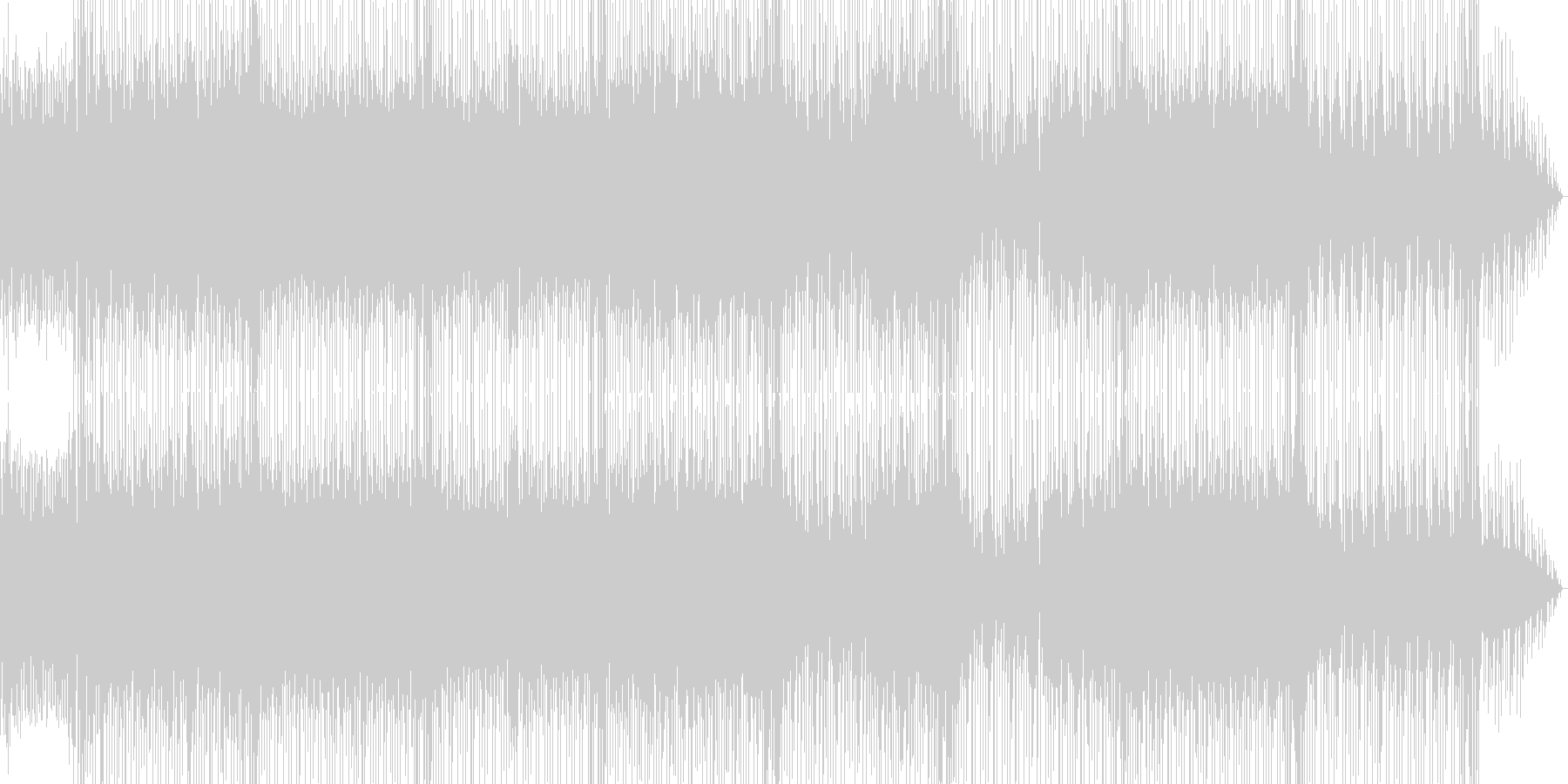 未再生の波形
