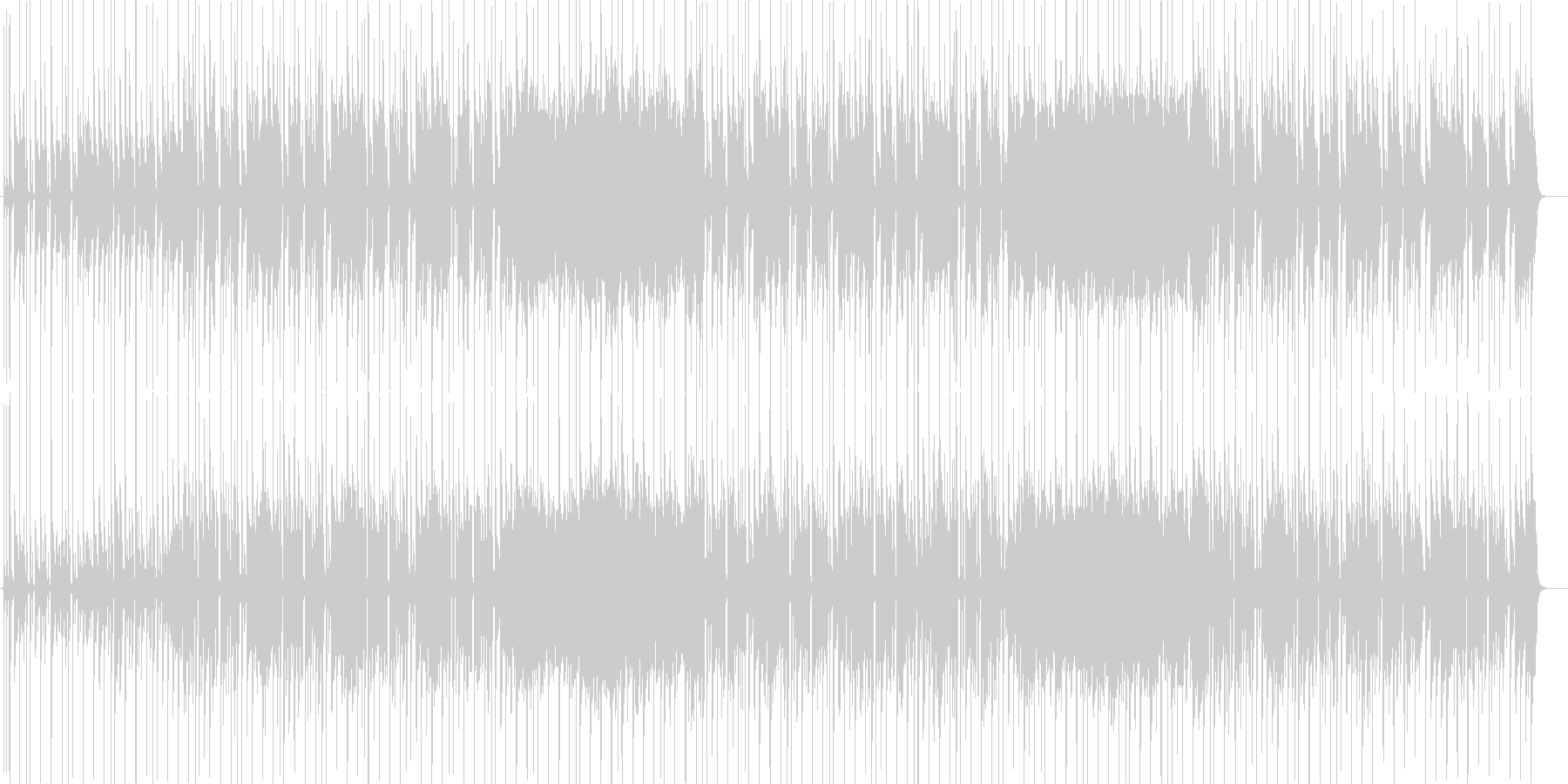 未再生の波形