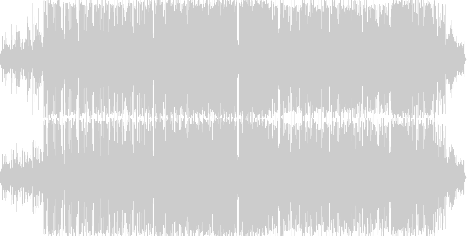 未再生の波形