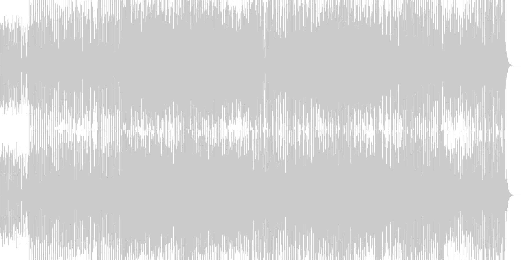 未再生の波形