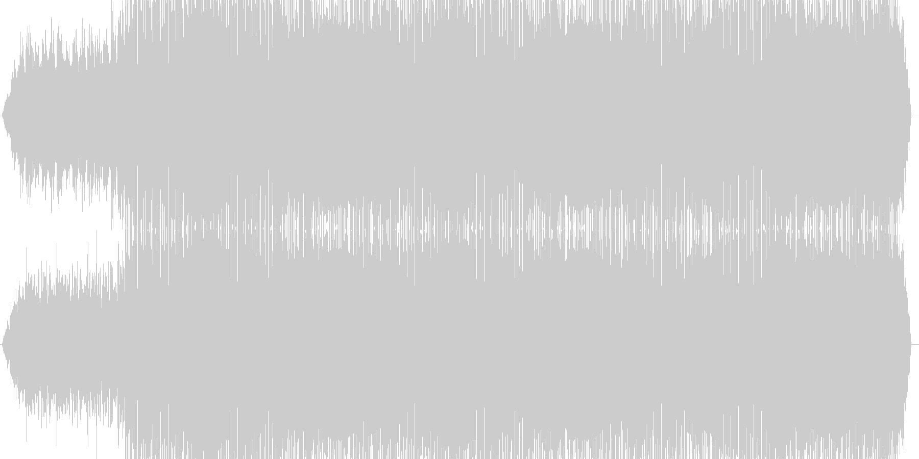 未再生の波形