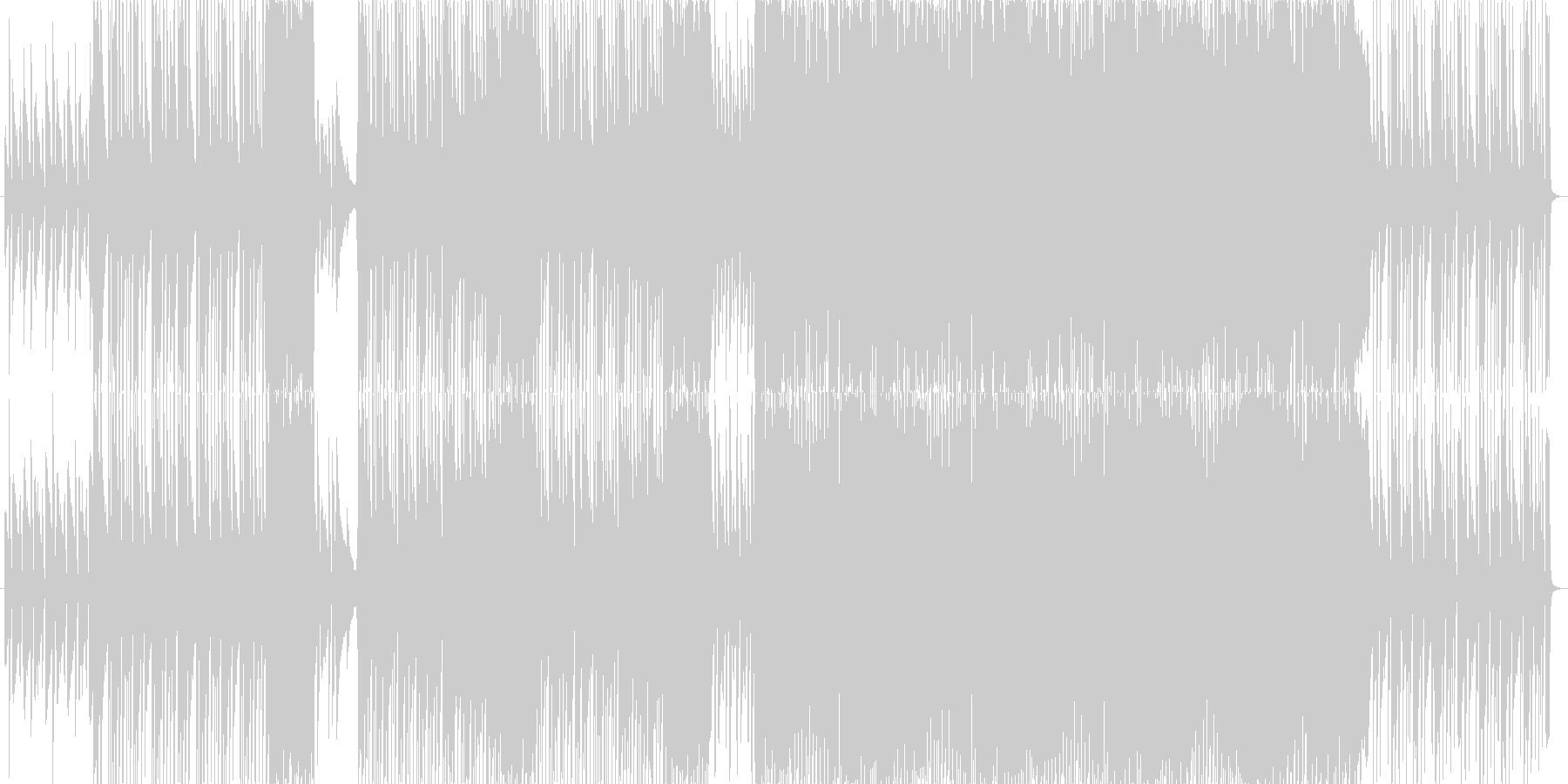 未再生の波形