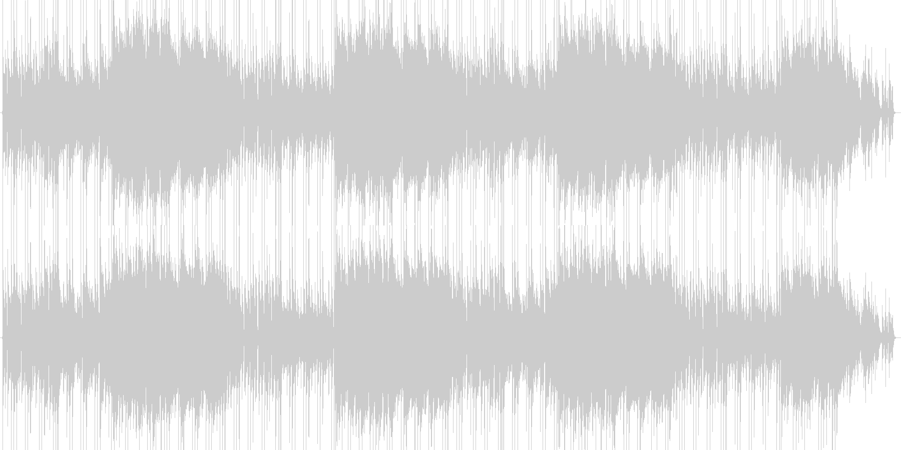 未再生の波形