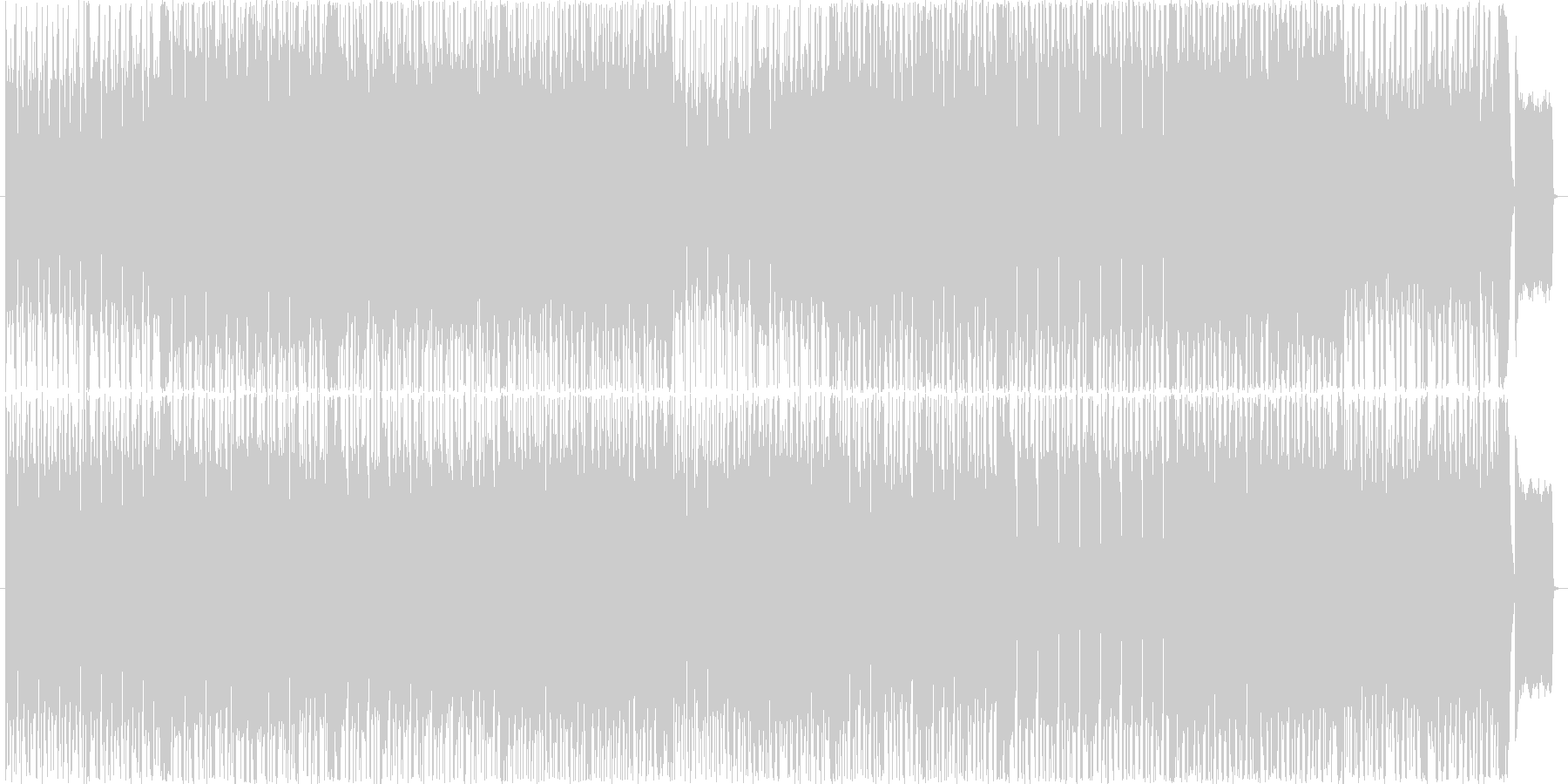 未再生の波形