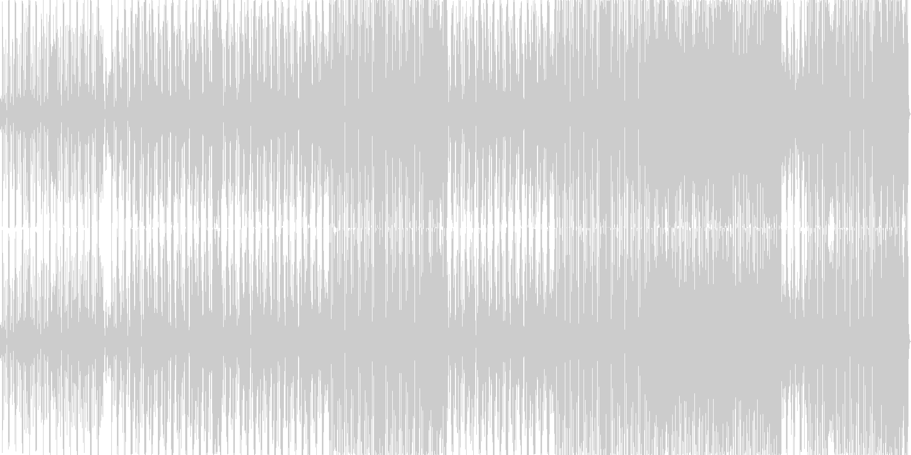 未再生の波形