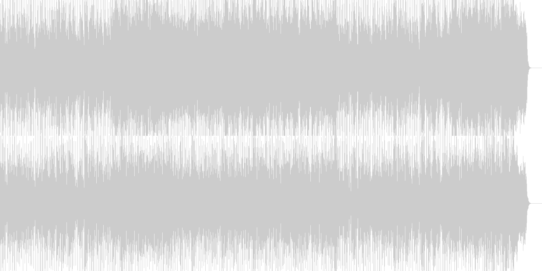 未再生の波形