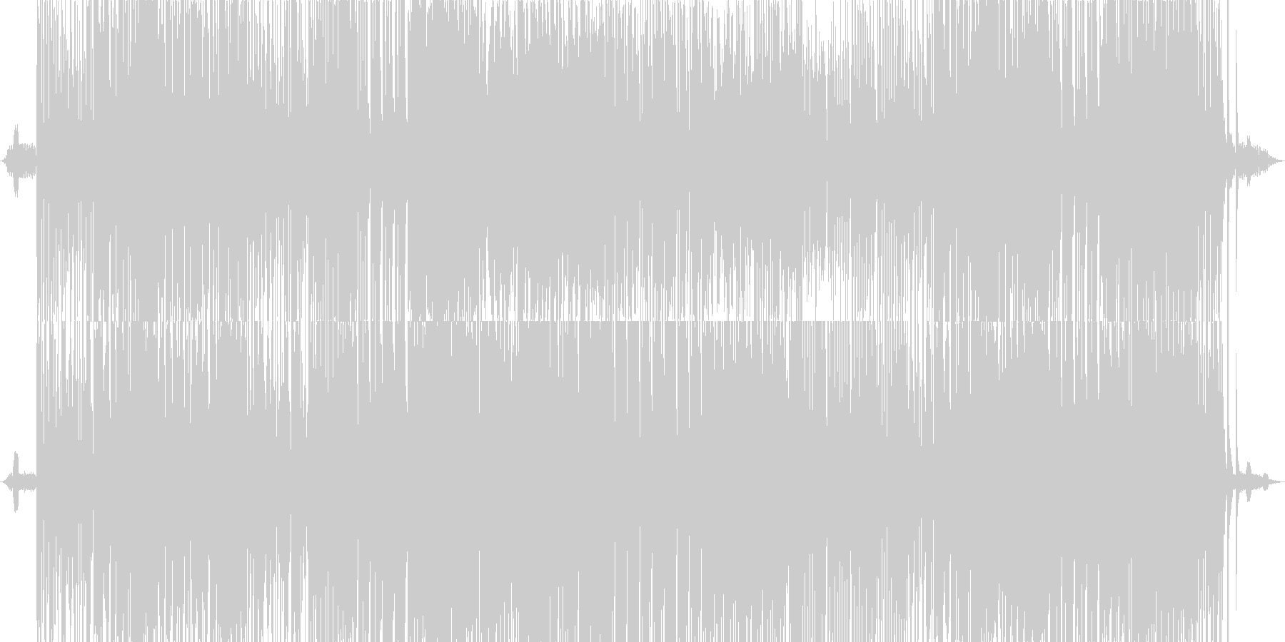 未再生の波形