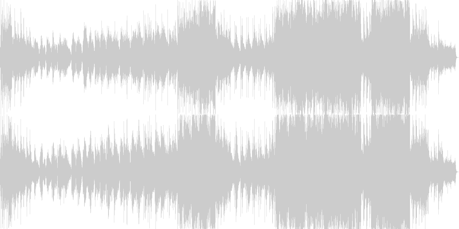 未再生の波形