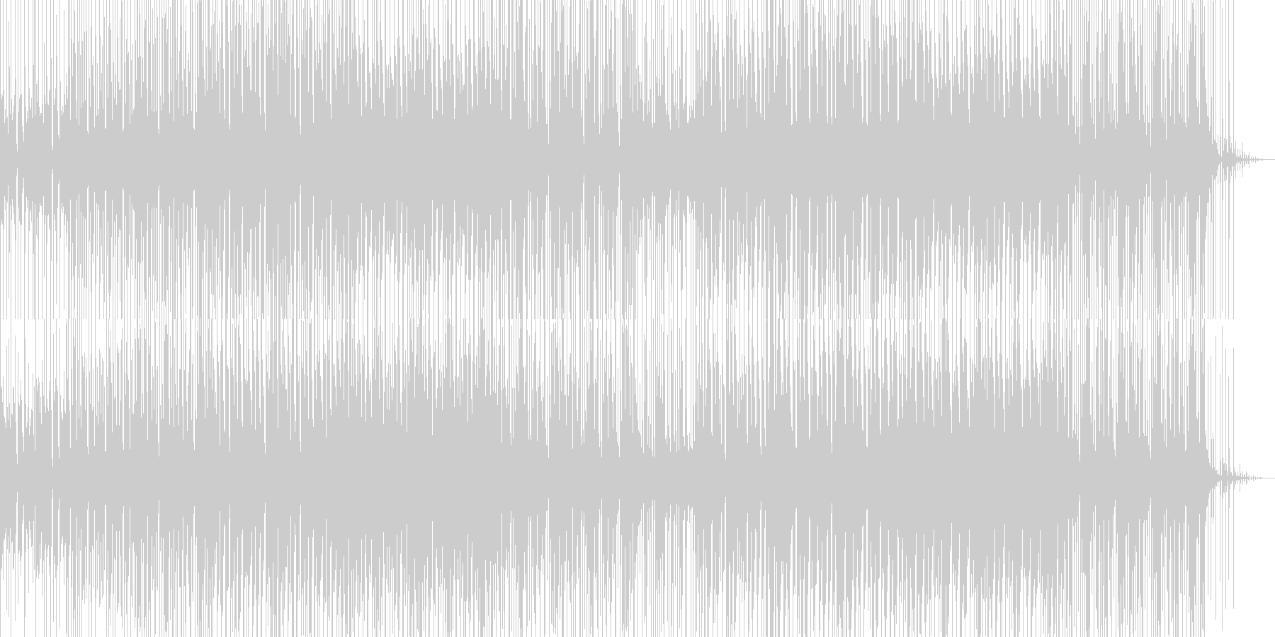 未再生の波形