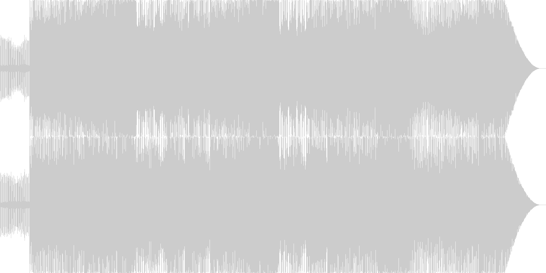 未再生の波形