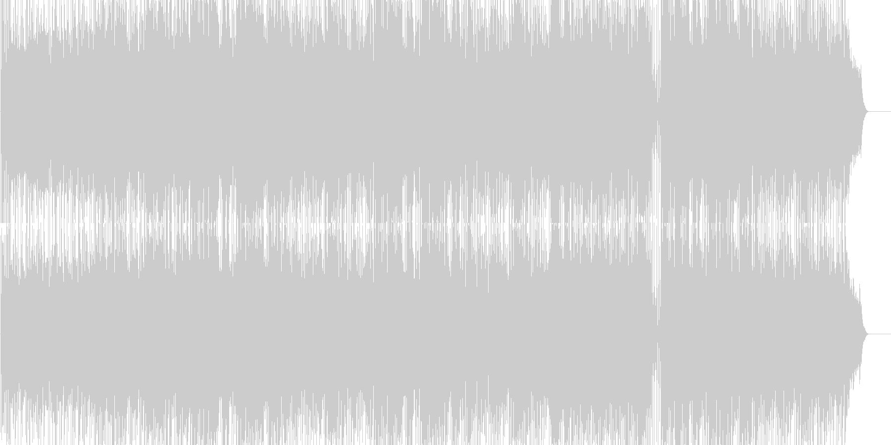 未再生の波形