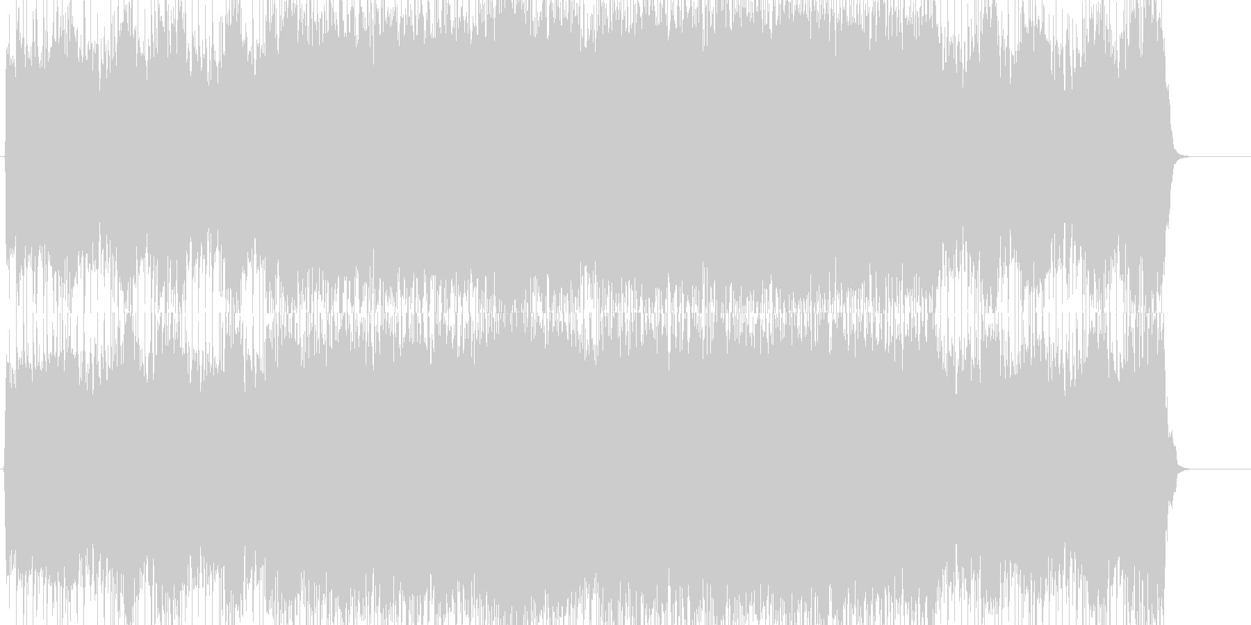 未再生の波形