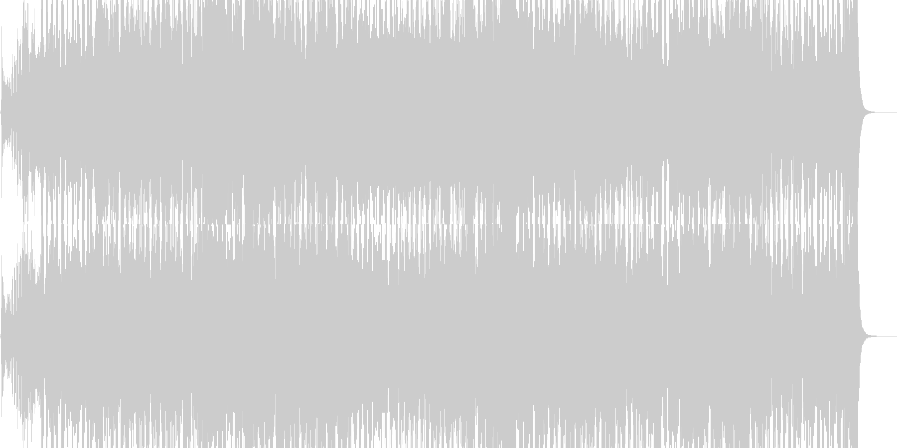 未再生の波形