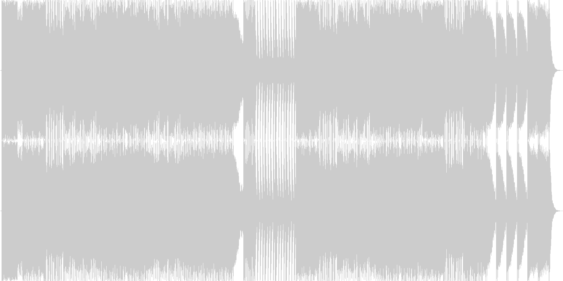 未再生の波形