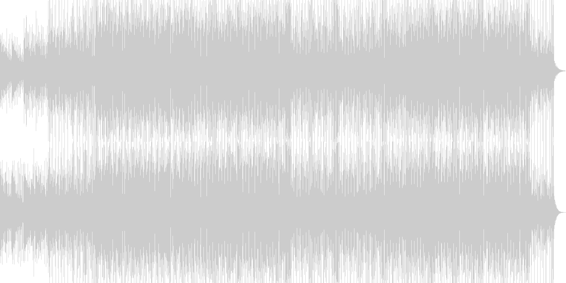 未再生の波形