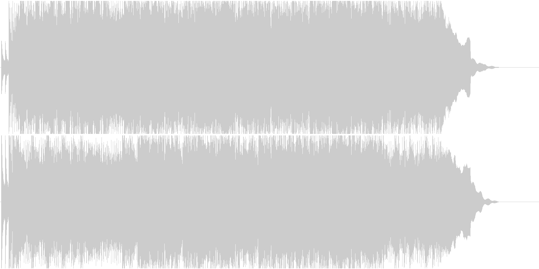 未再生の波形