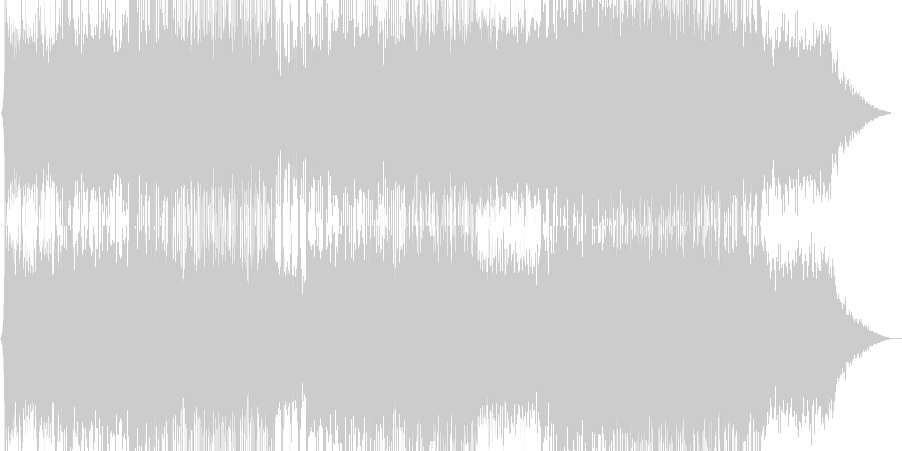 未再生の波形