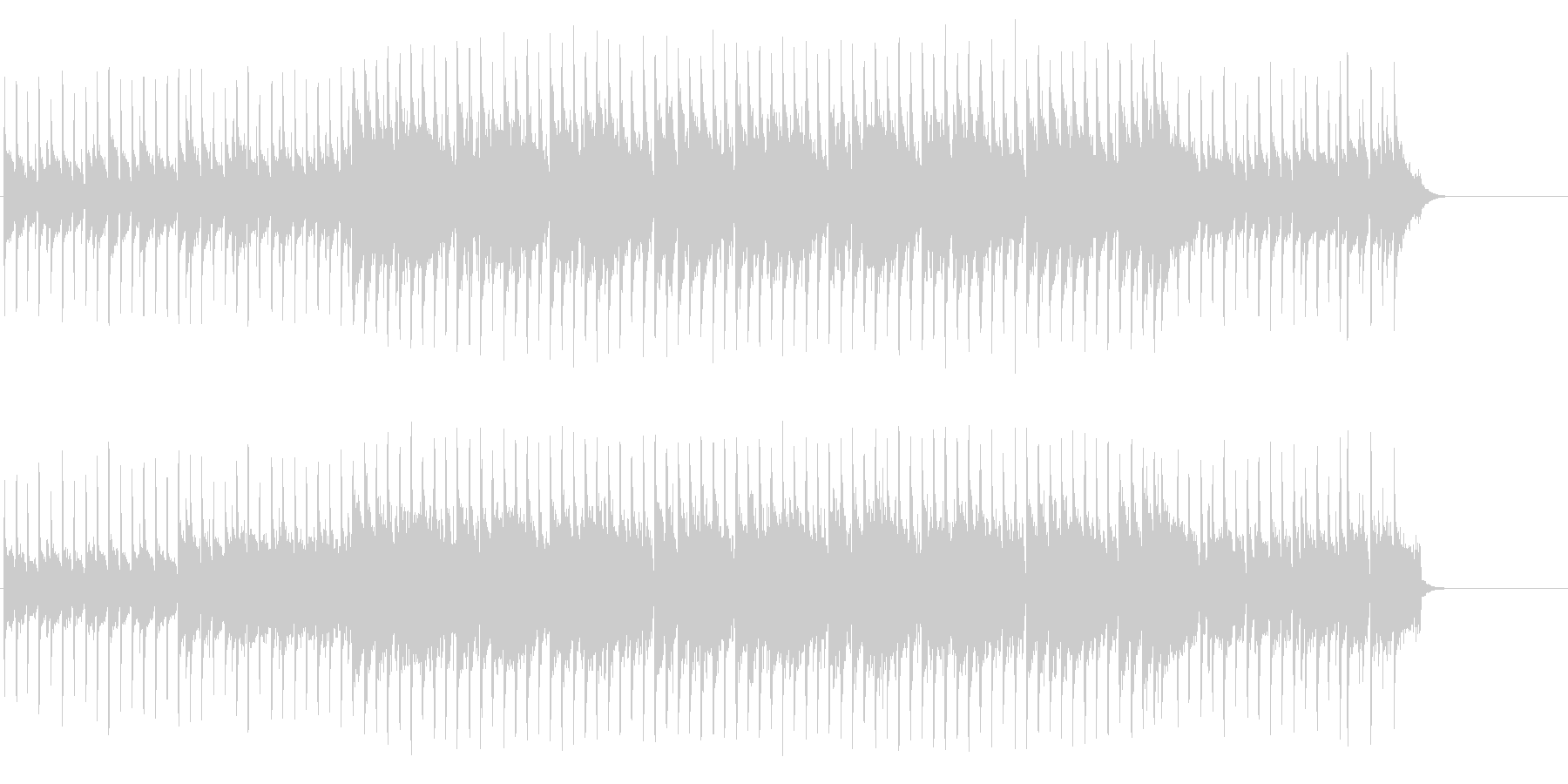 未再生の波形