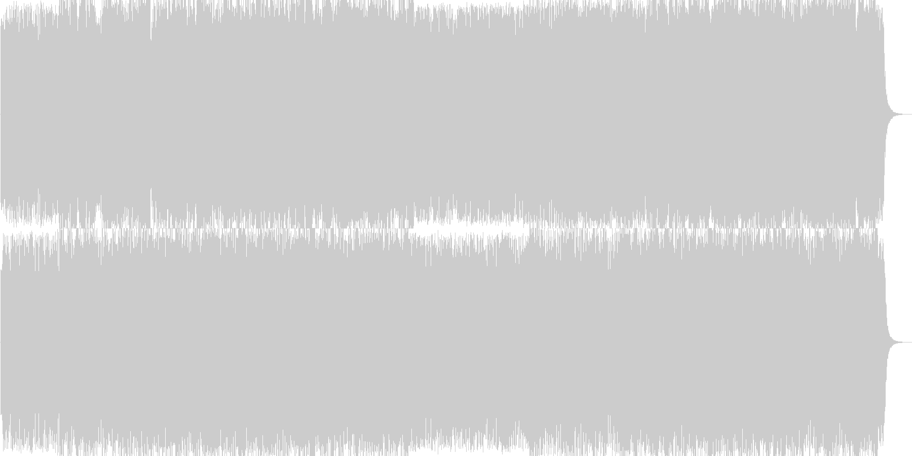 未再生の波形