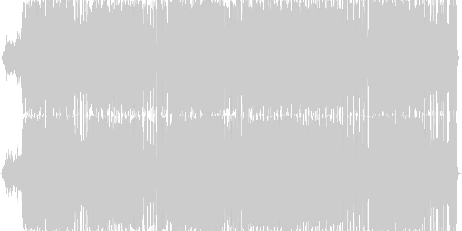 未再生の波形
