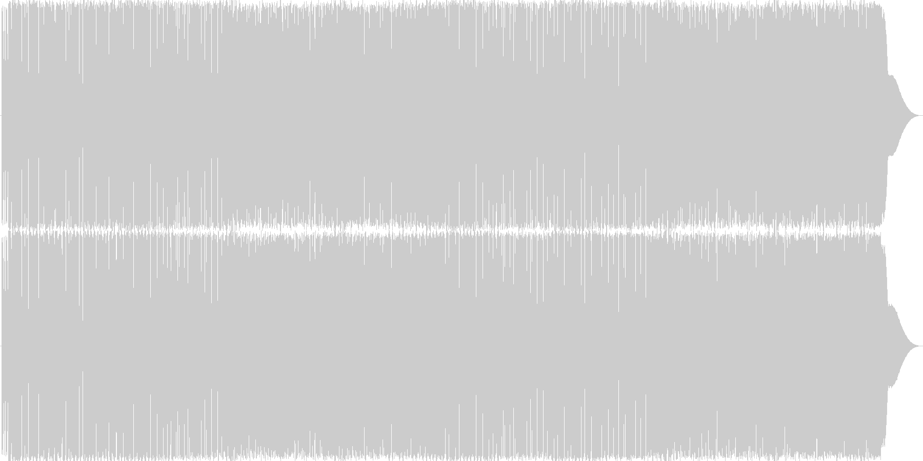 未再生の波形