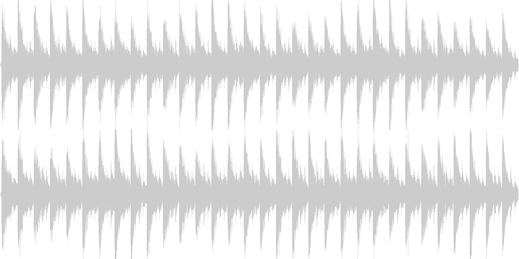 未再生の波形