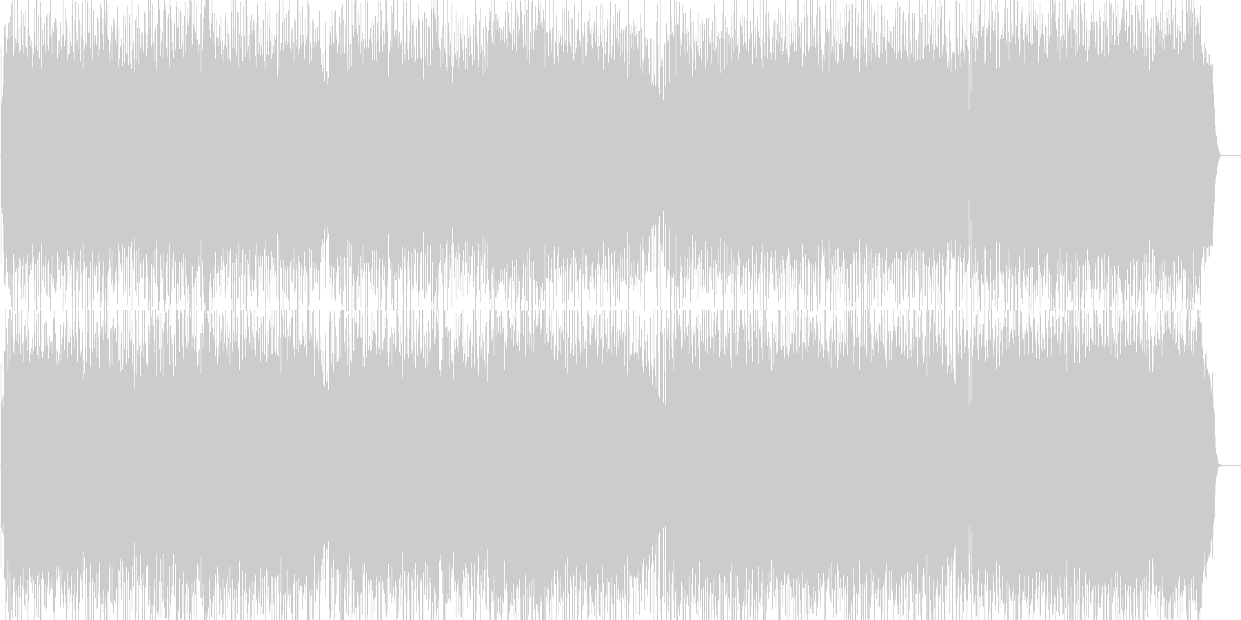 未再生の波形