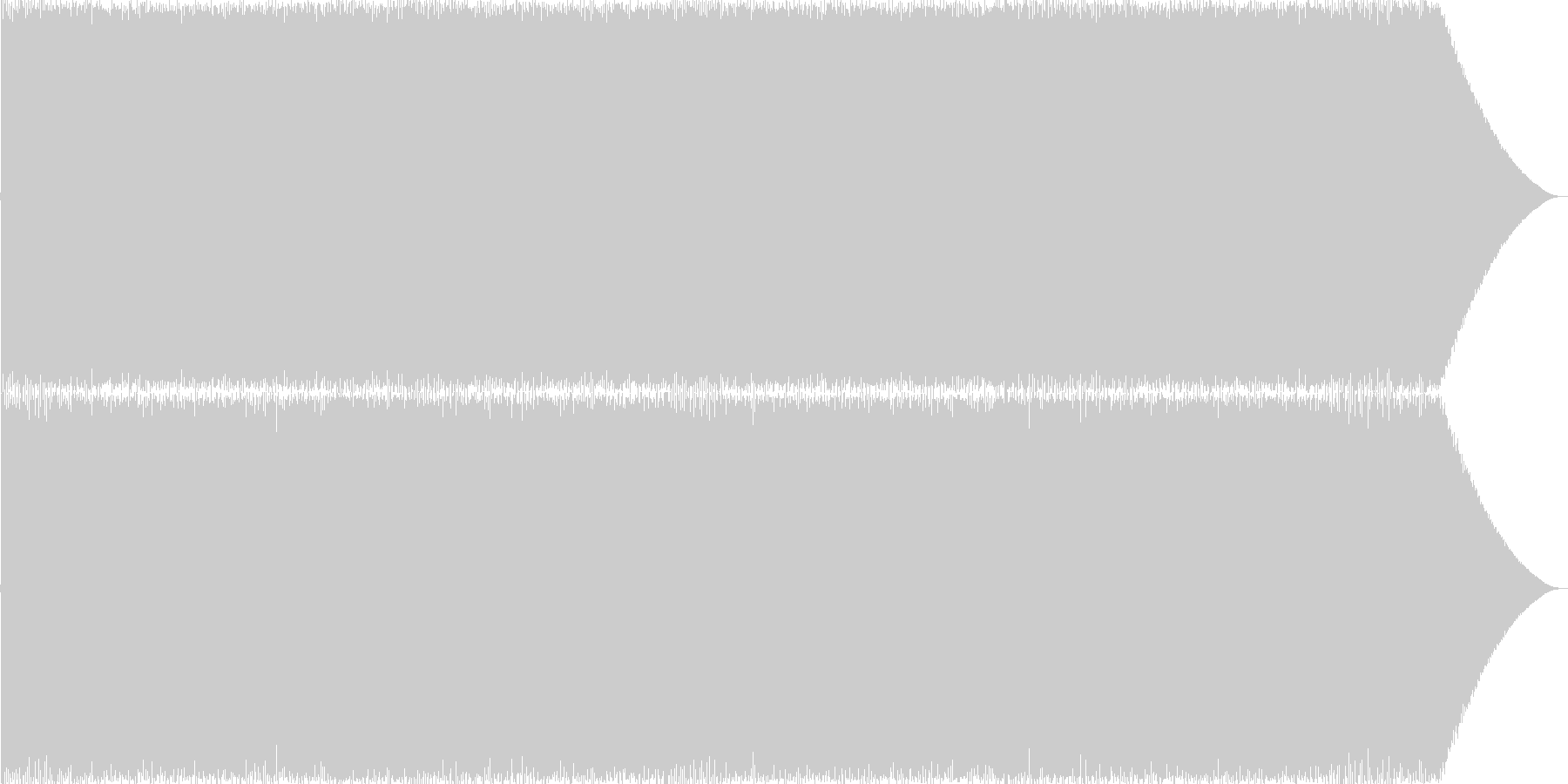 未再生の波形