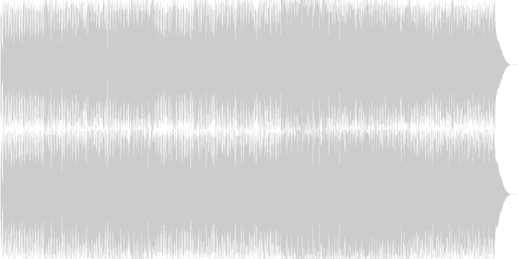 未再生の波形