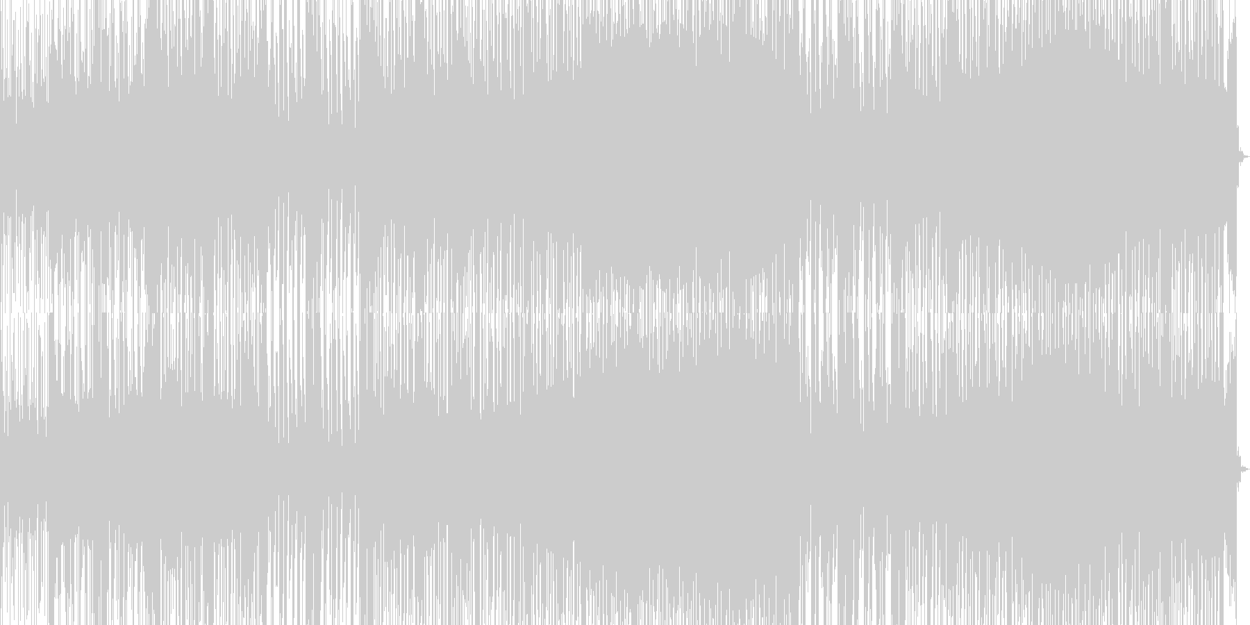 未再生の波形