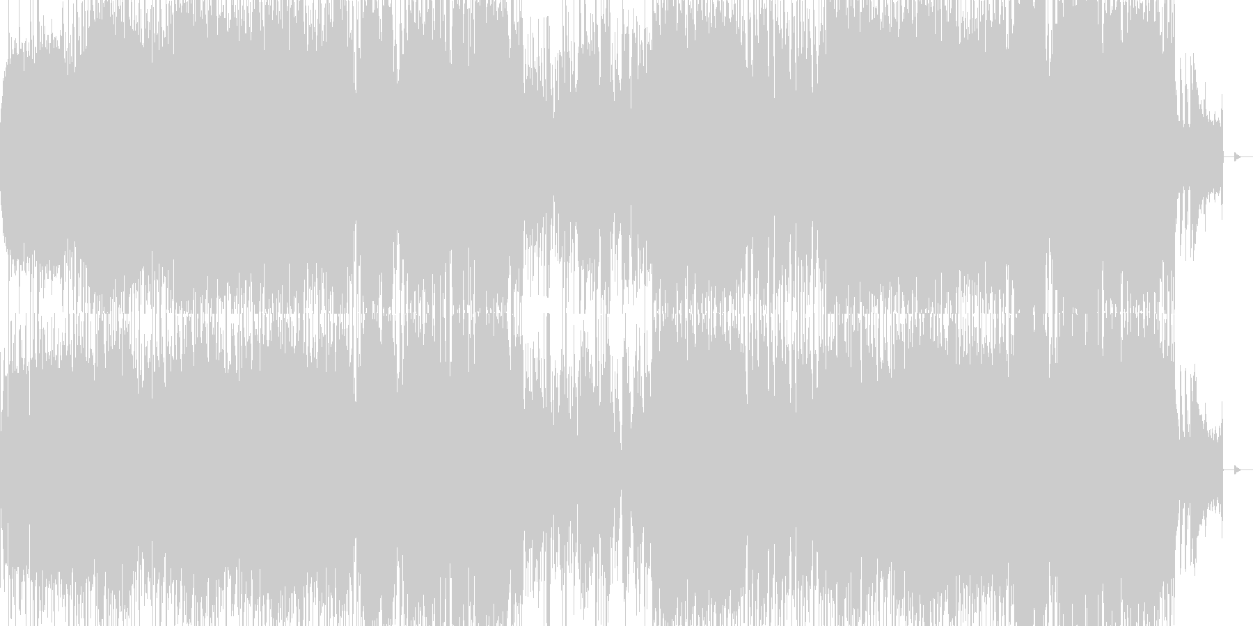 未再生の波形