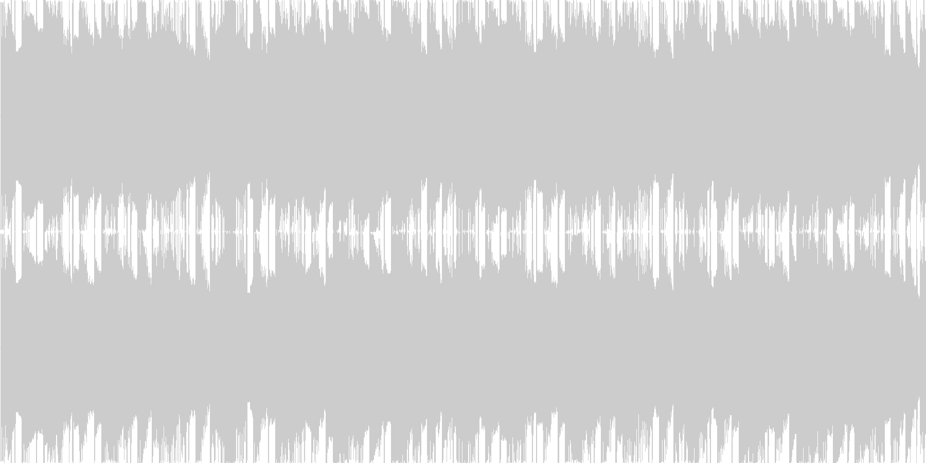未再生の波形