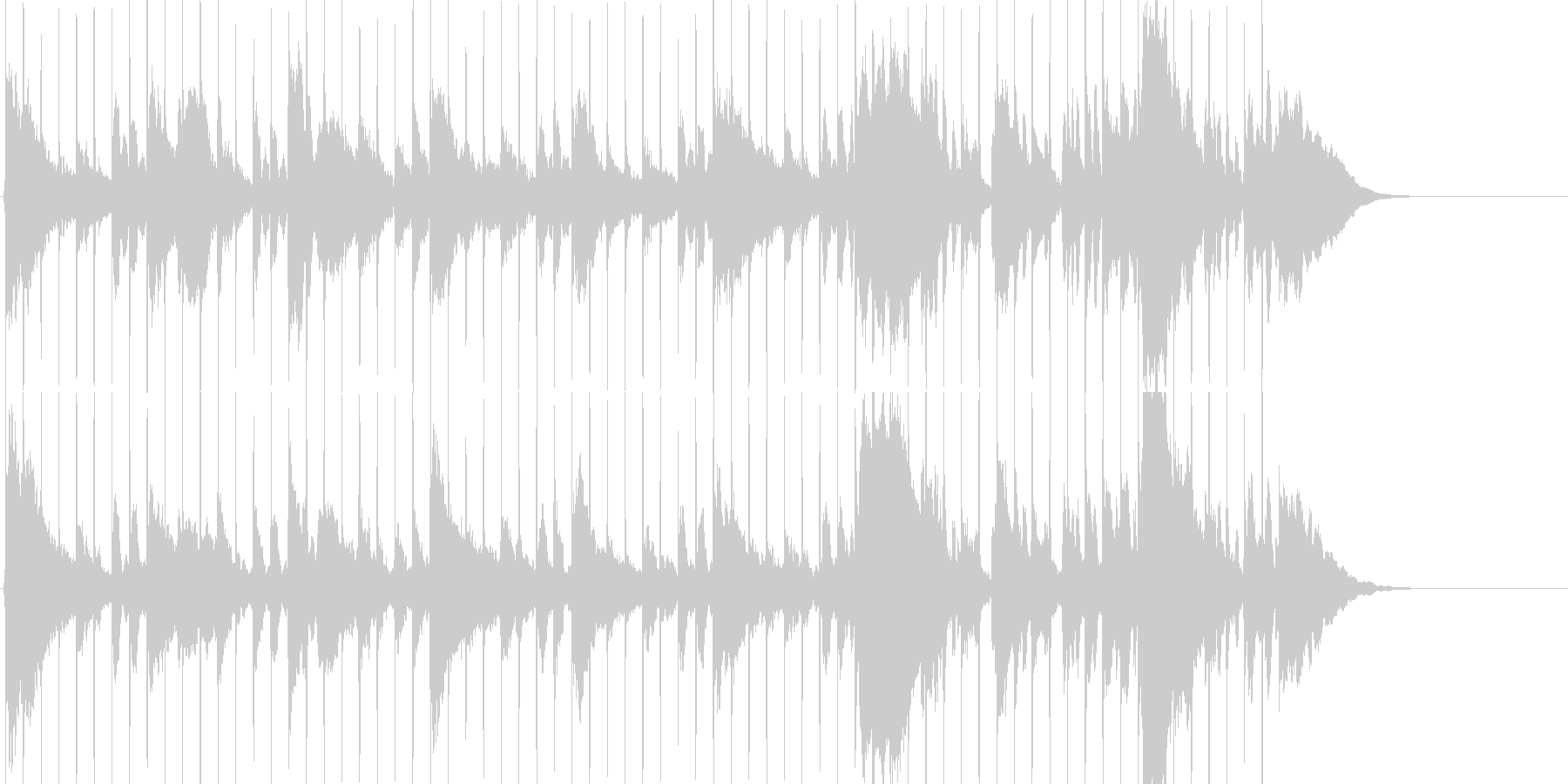 未再生の波形