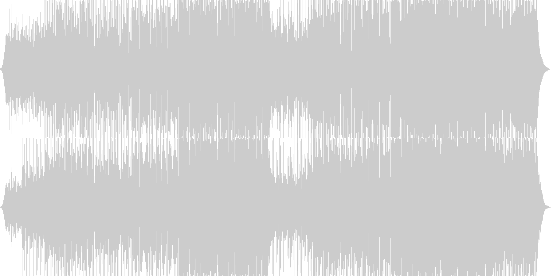未再生の波形