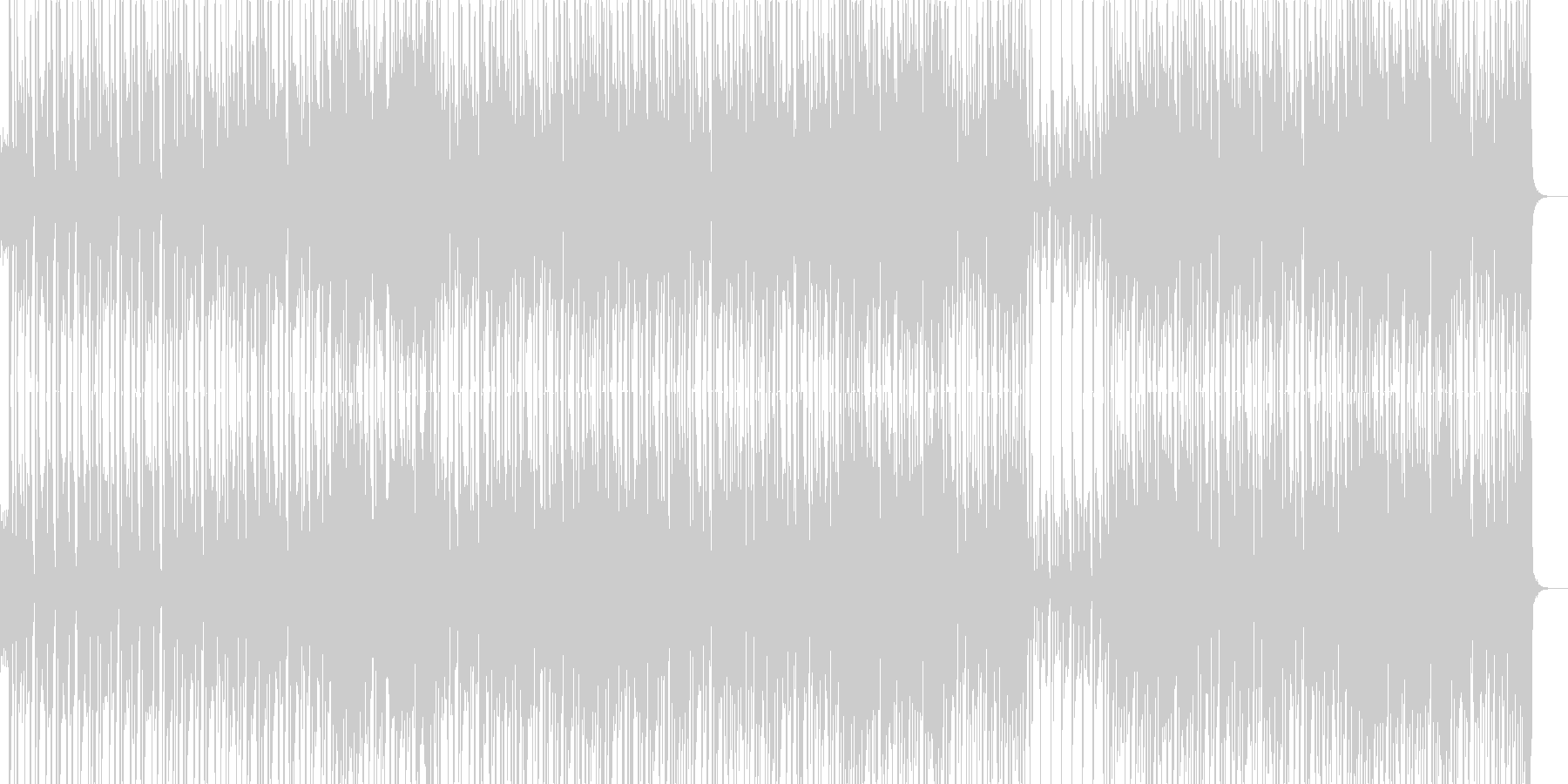 未再生の波形