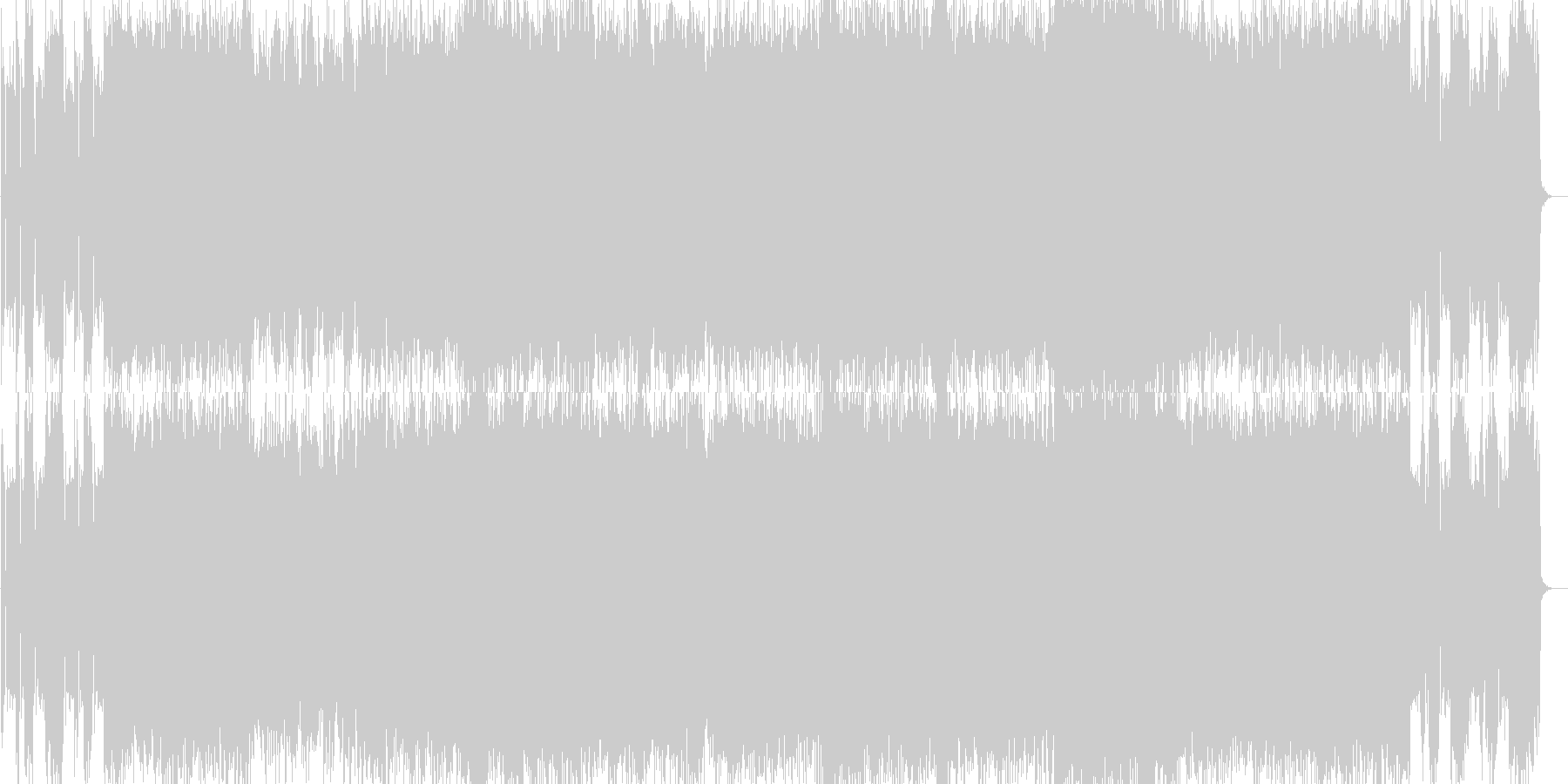 未再生の波形