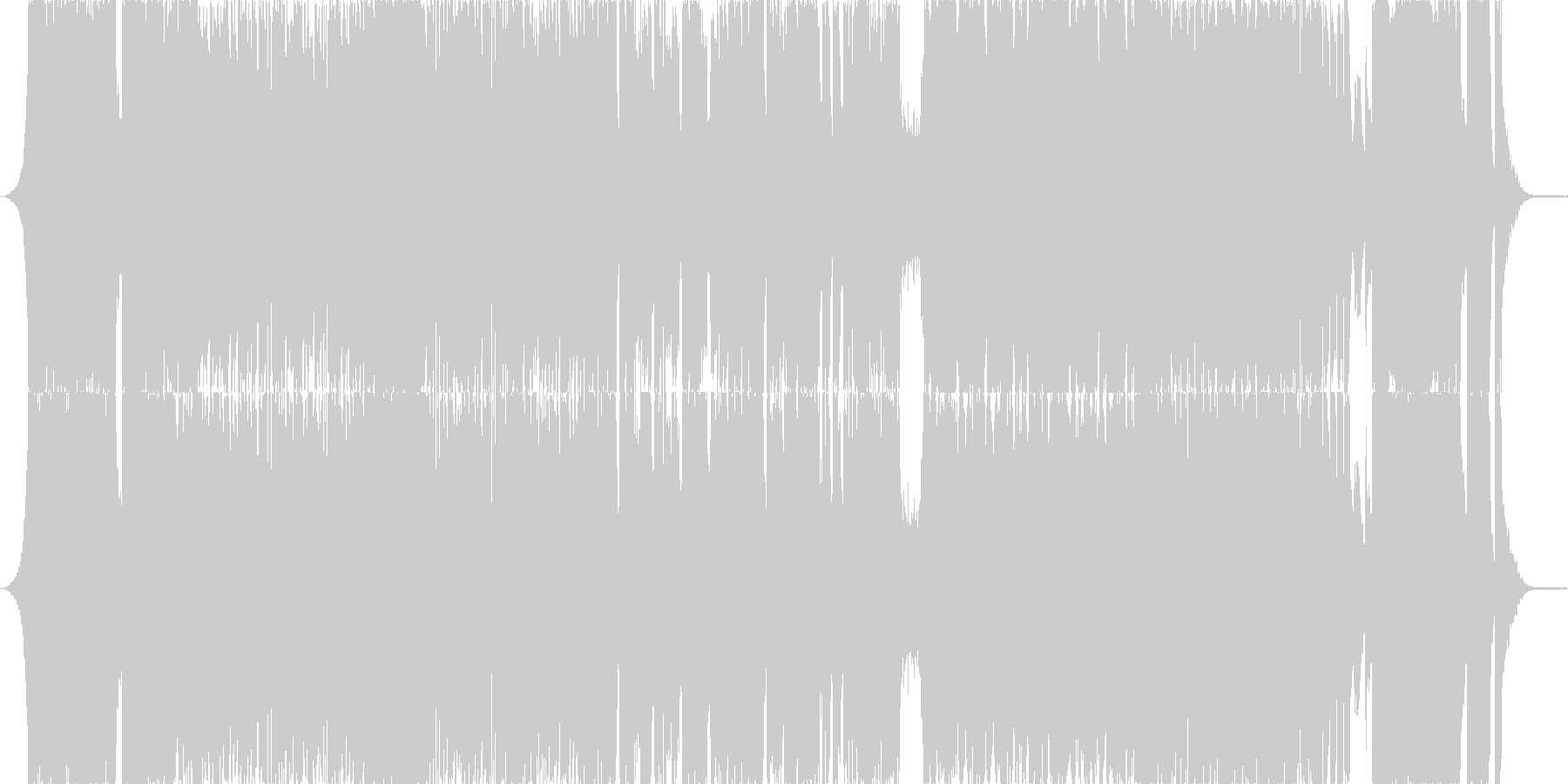 未再生の波形