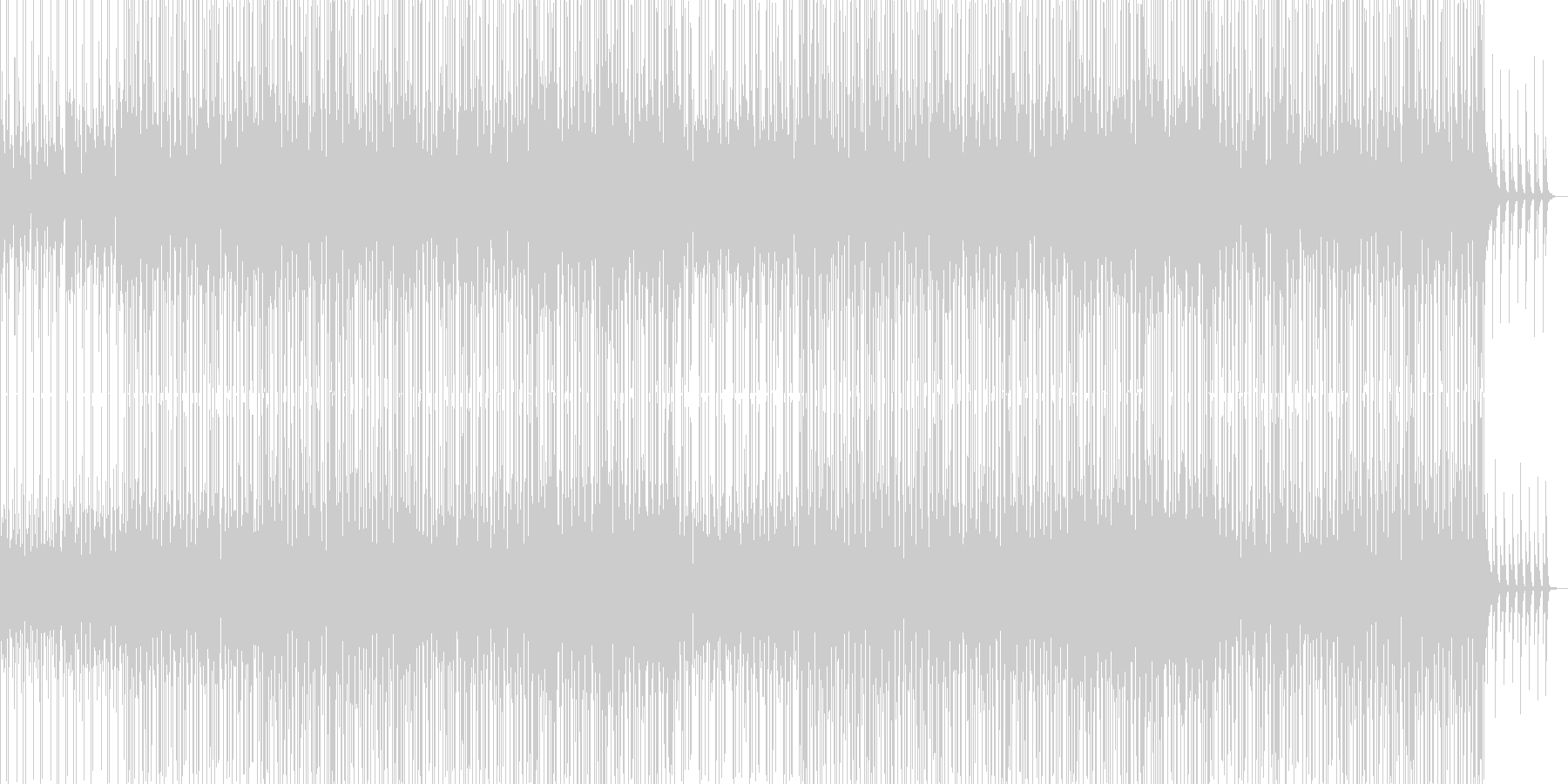 未再生の波形