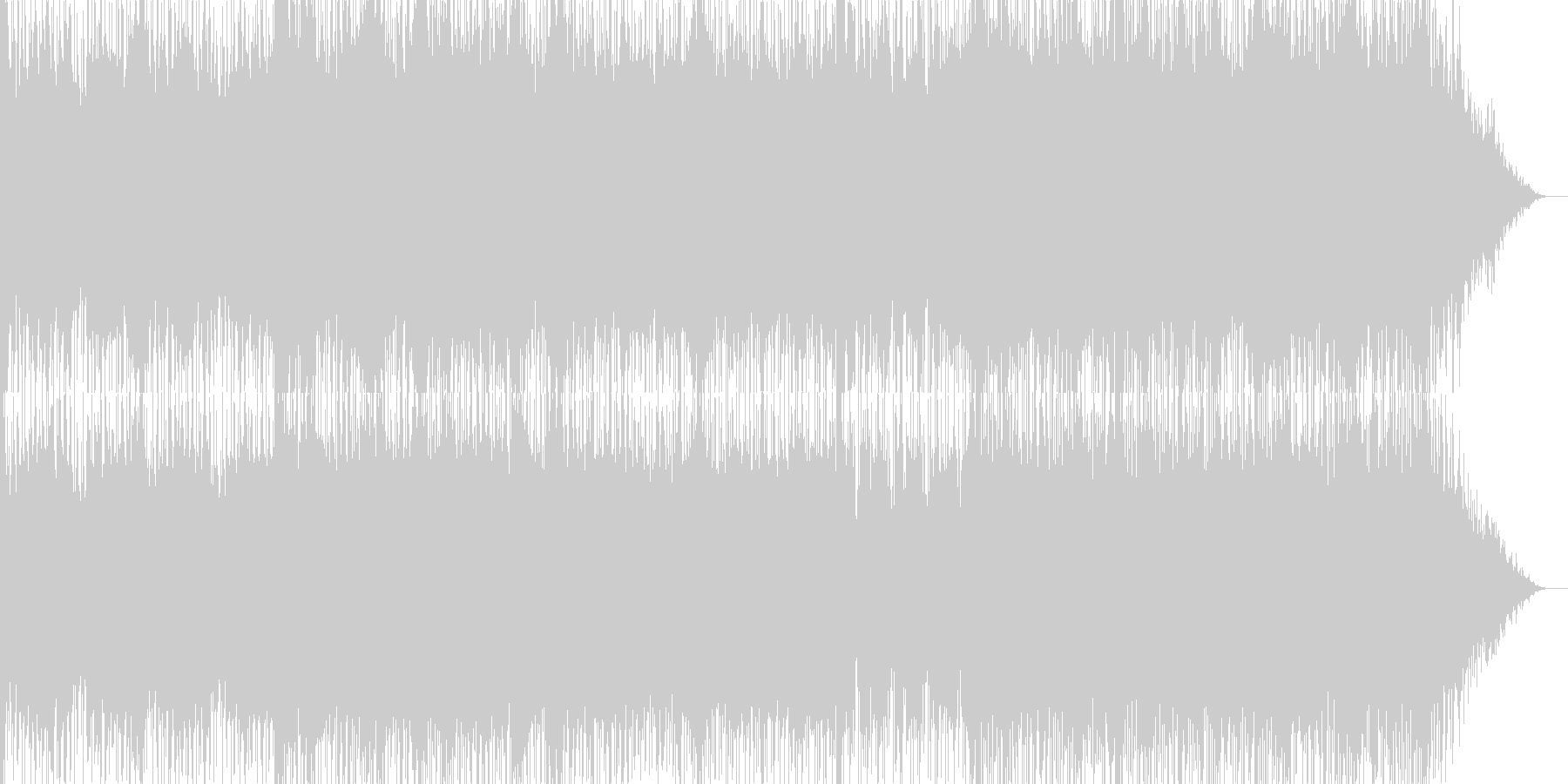 未再生の波形