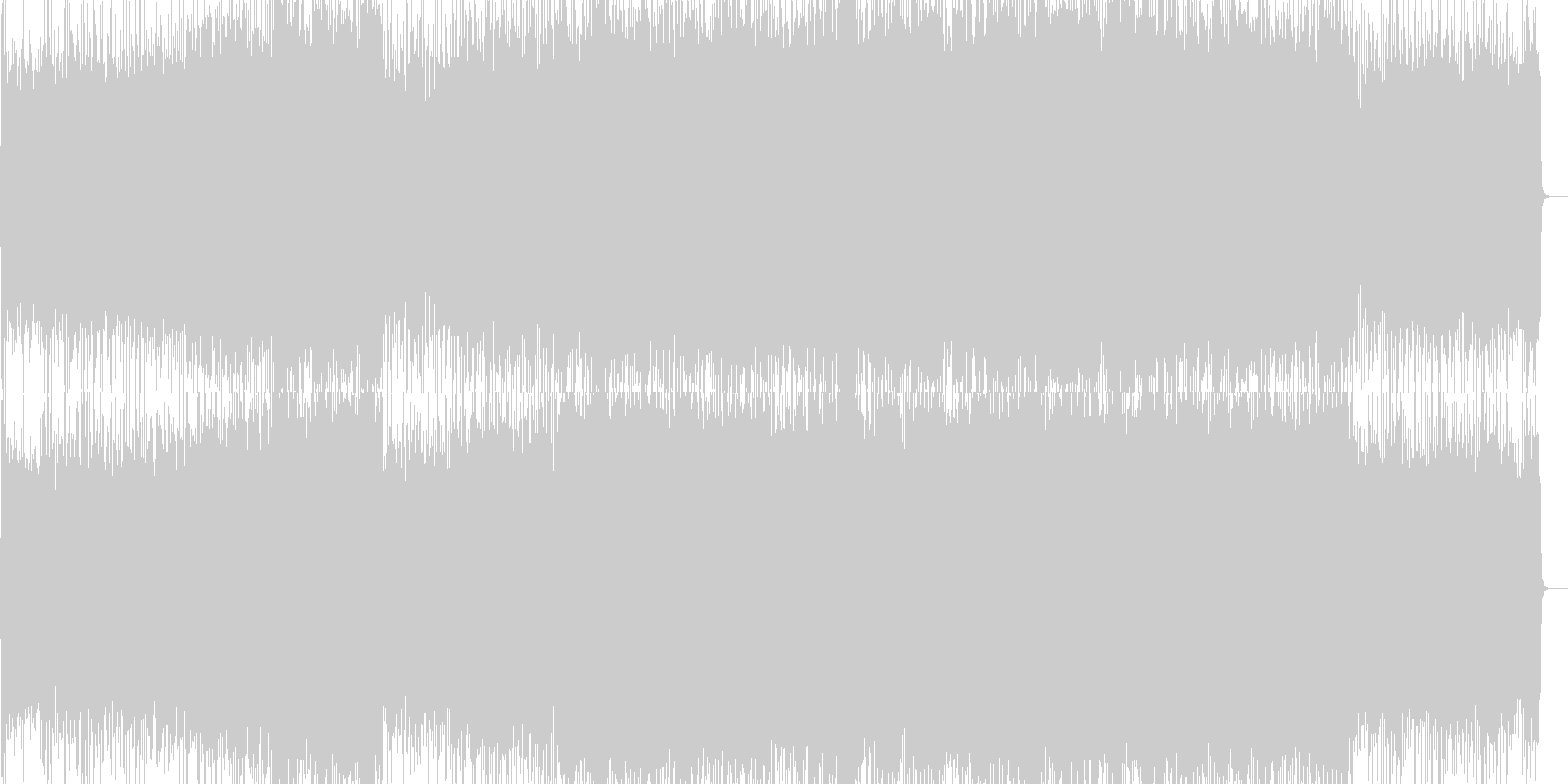 未再生の波形