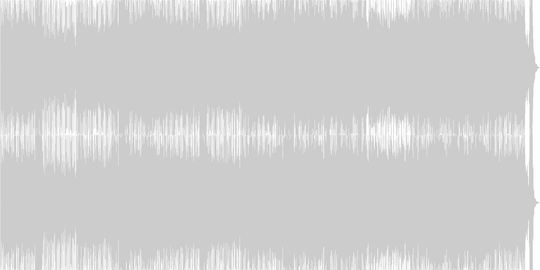 未再生の波形