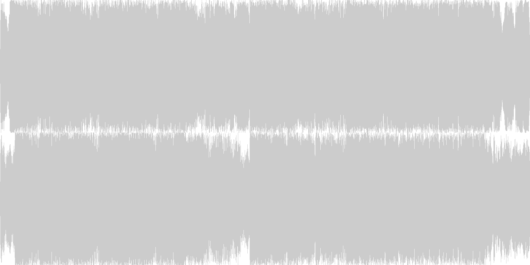 未再生の波形
