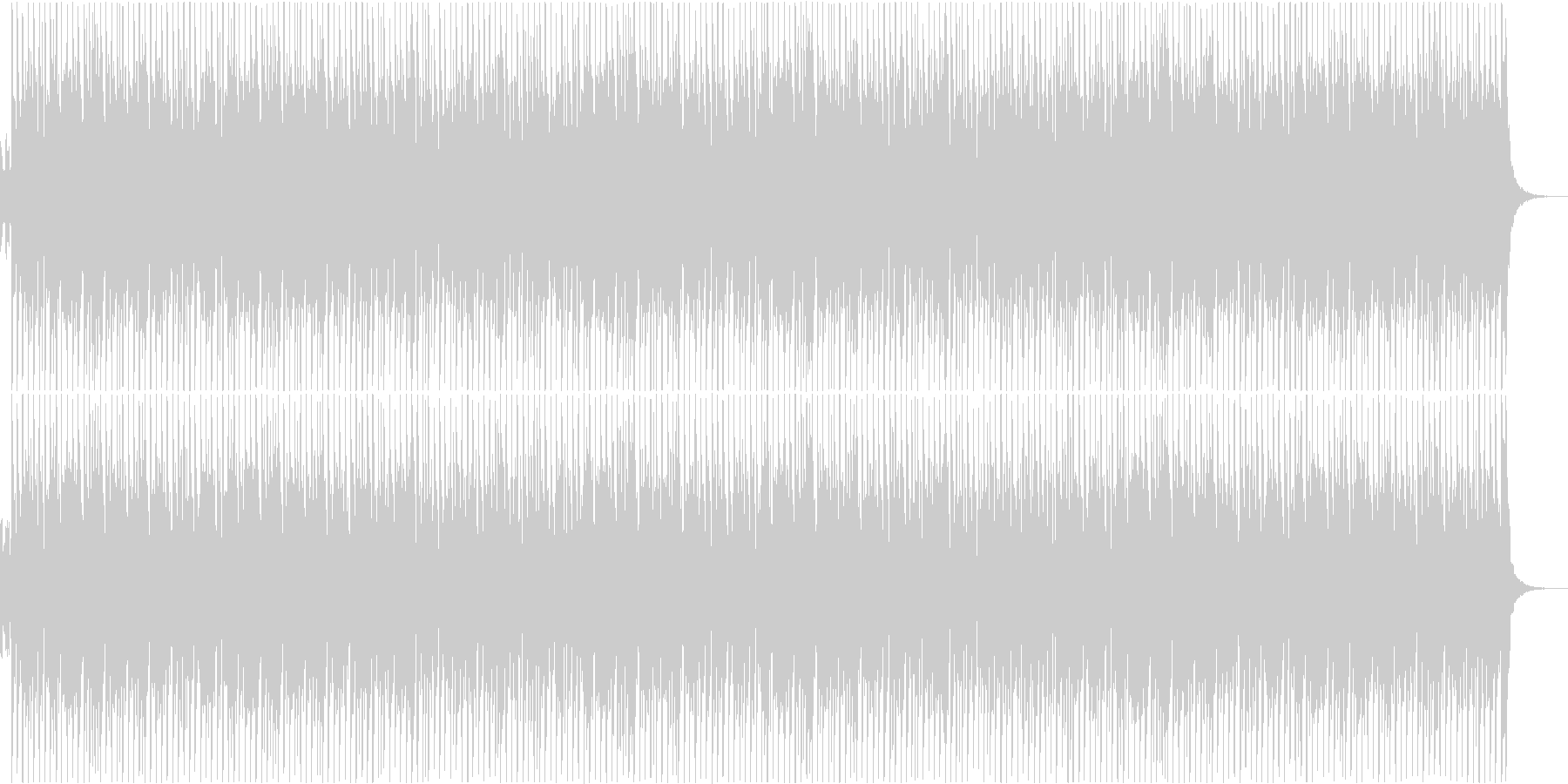 未再生の波形