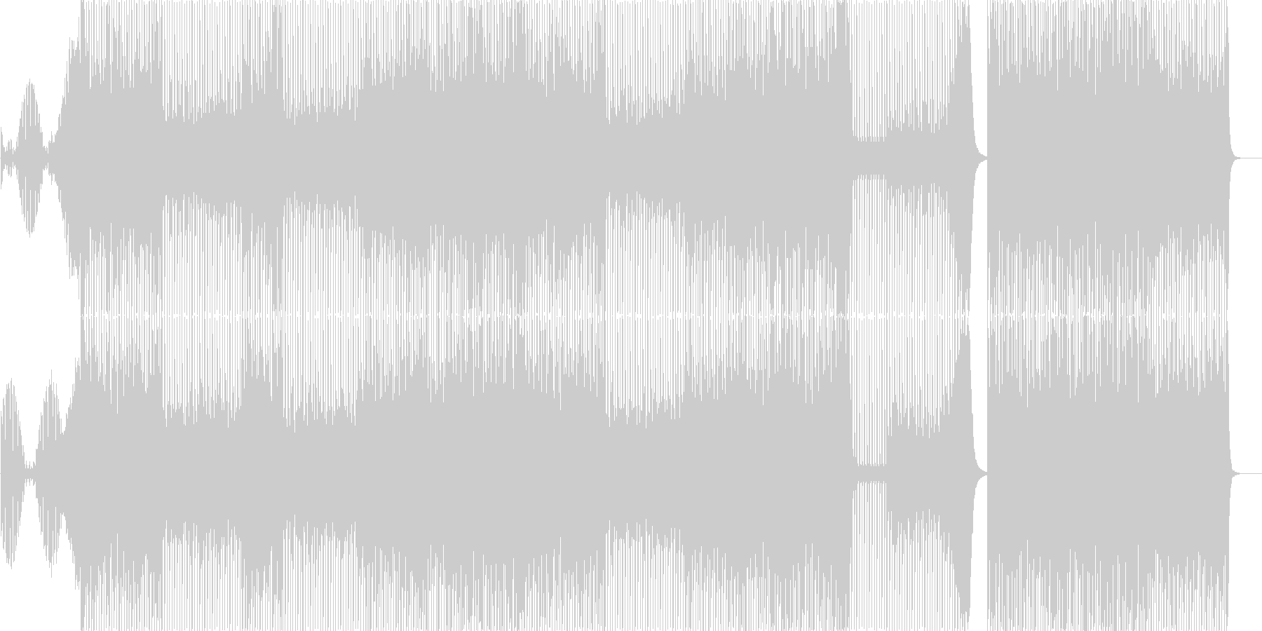 未再生の波形